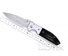 Sanding surface folding knife stainless steel handle folding knife UD17057 